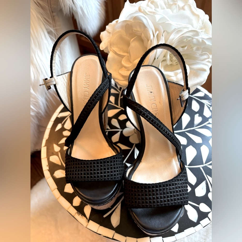 Jimmy Choo espadrille platform